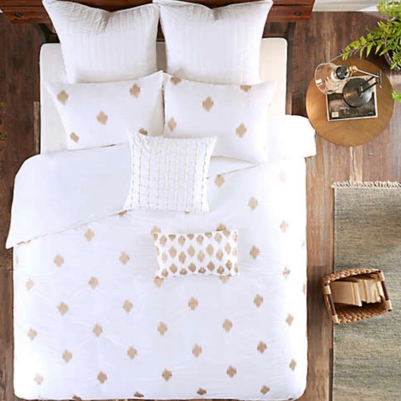 NWOT Ink + Ivy Duvet Cover Stella Dot Queen - Picture 6 of 11